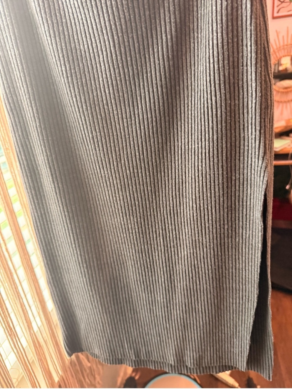 ♡ Joah Brown Luxe Knit Ribbed Maxi Skirt - Picture 10 of 11